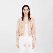 Embroidered Flowy Jacket